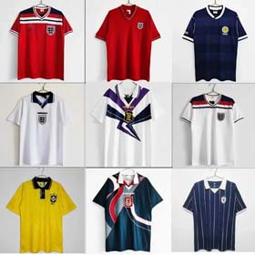 Retro Jersey Nostalgic Classic England Adult Football Jersey-2005